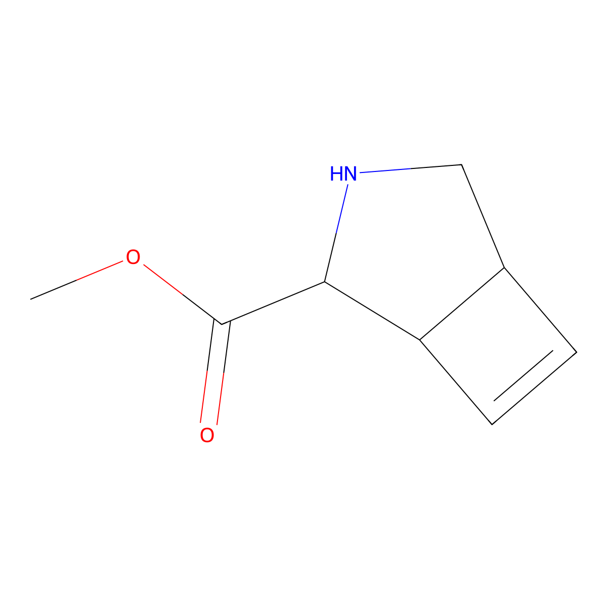 Methyl 3-azabicyclo[3.2.0]hept-6-ene-2-carboxylate molecular structure, CAS 2920131-25-3