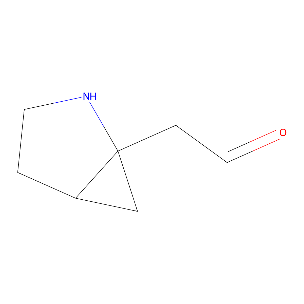 2-{2-Azabicyclo[3.1.0]hexan-1-yl}acetaldehyde molecular structure, CAS 2920131-49-1