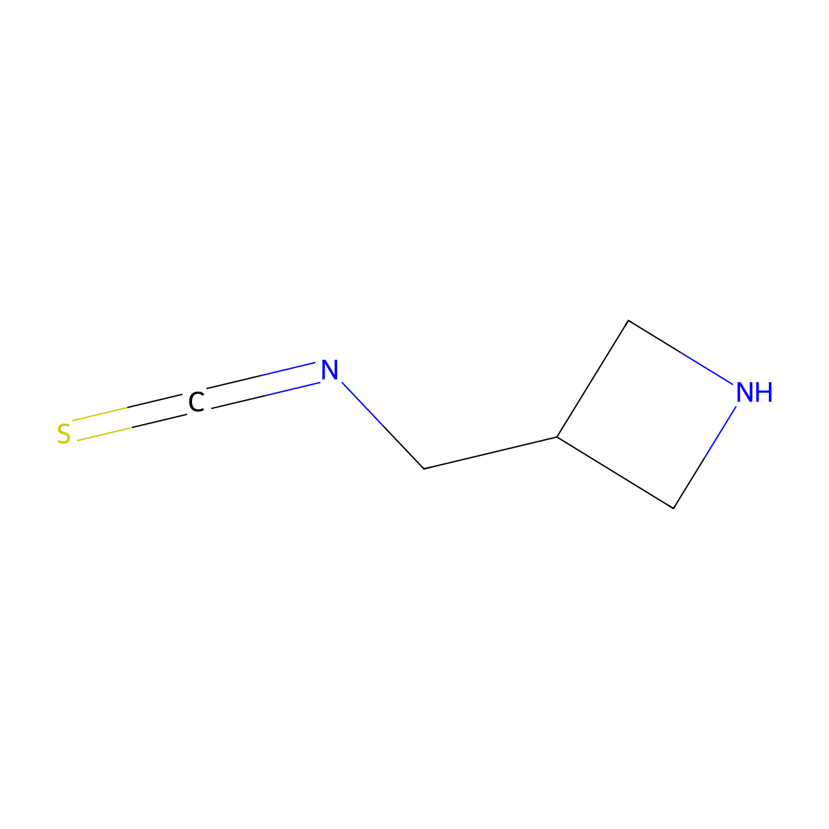 3-(Isothiocyanatomethyl)azetidine molecular structure, CAS 2920132-16-5