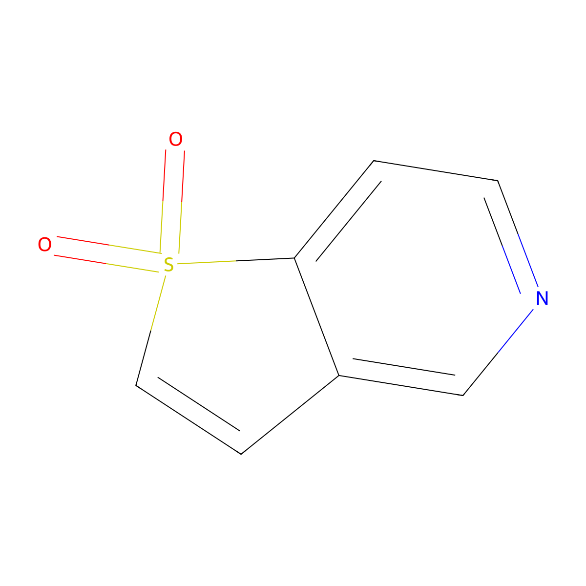 1lambda6-Thieno[3,2-c]pyridine-1,1-dione molecular structure, CAS 2920134-48-9