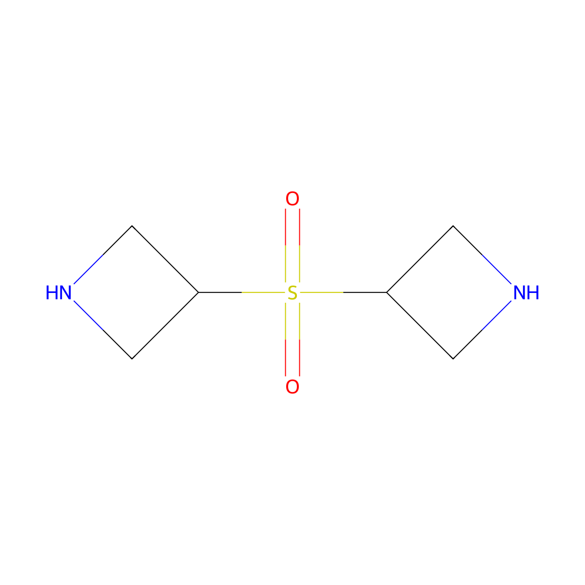 3-(Azetidine-3-sulfonyl)azetidine molecular structure, CAS 2920134-56-9