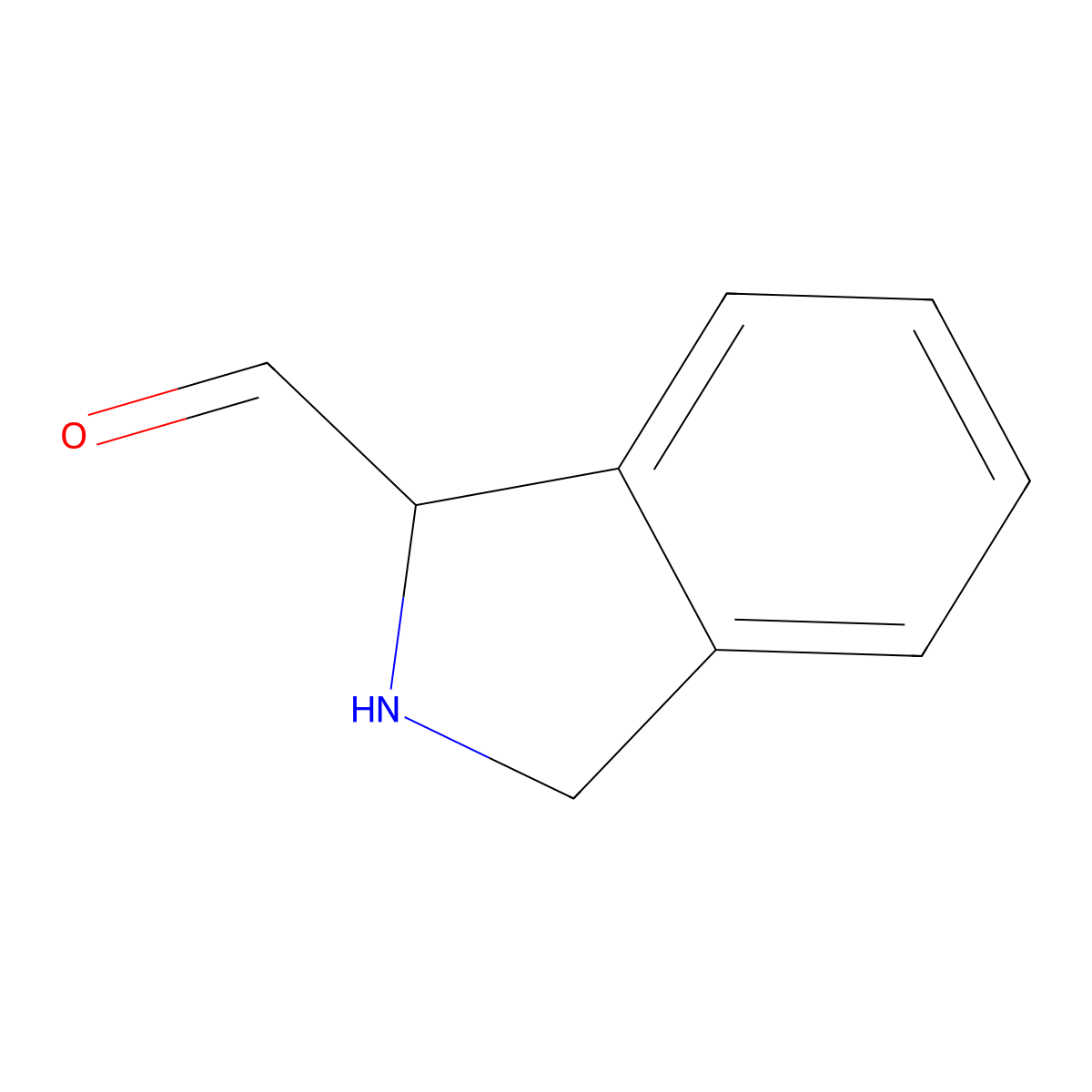 2,3-dihydro-1H-isoindole-1-carbaldehyde molecular structure, CAS 2920134-93-4
