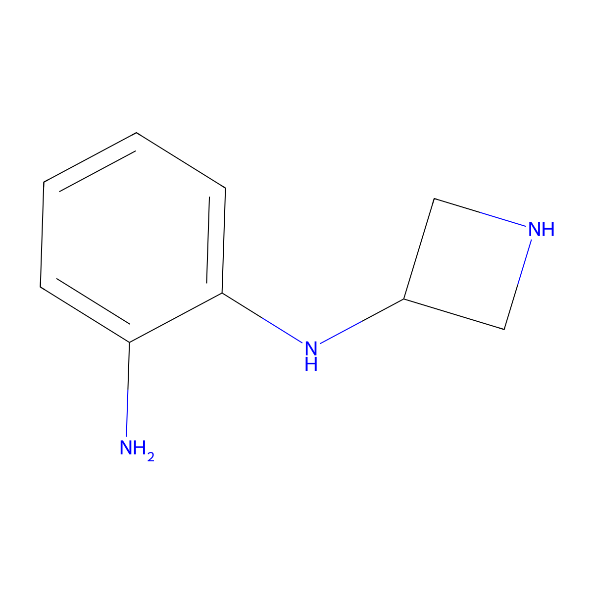 N1-(azetidin-3-yl)benzene-1,2-diamine molecular structure, CAS 2920135-42-6