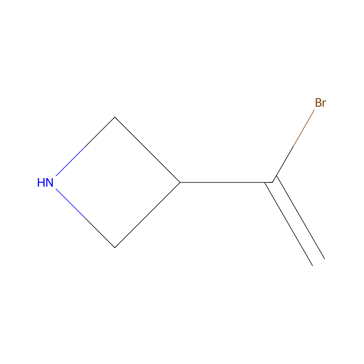 3-(1-Bromoethenyl)azetidine molecular structure, CAS 2920136-32-7