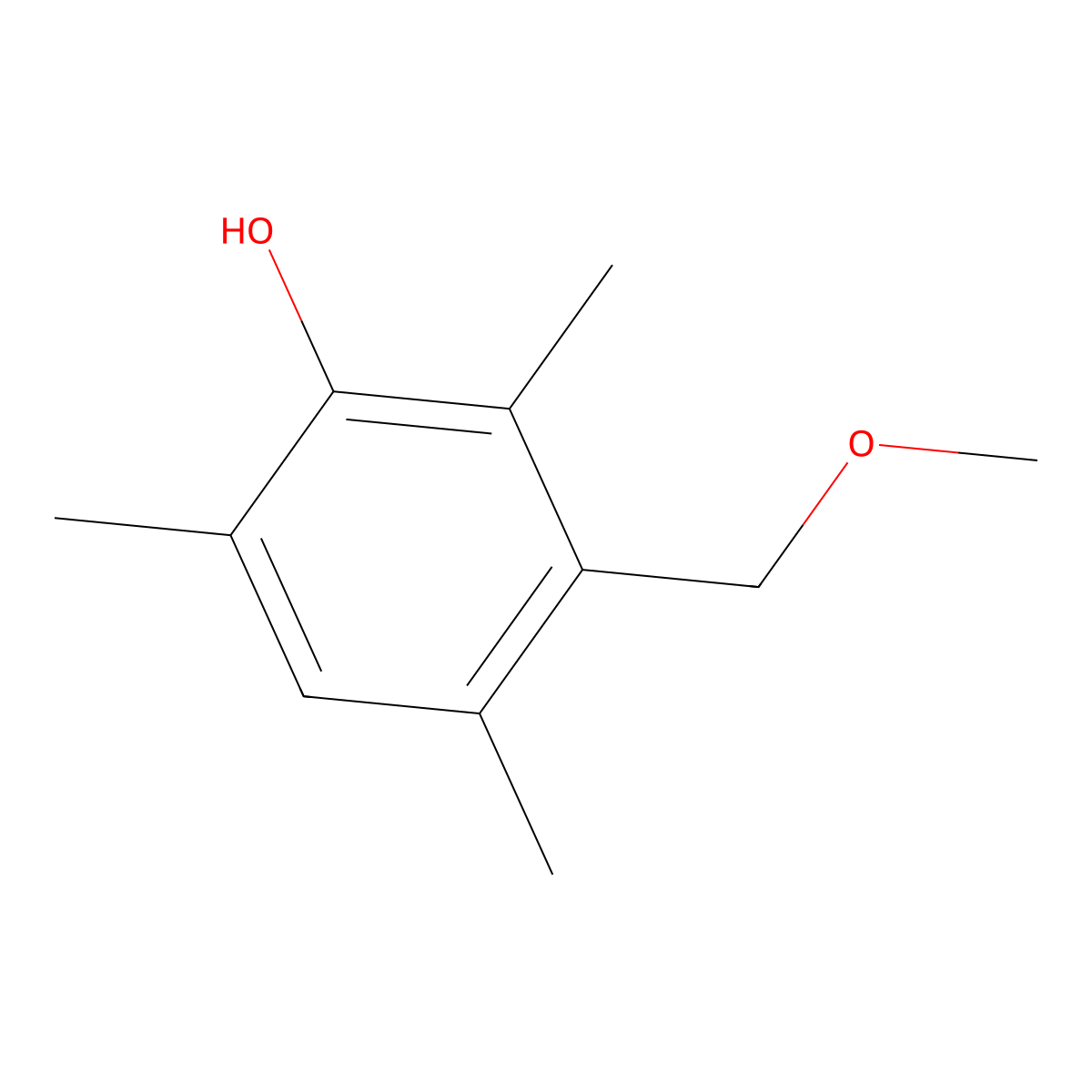 3-(Methoxymethyl)-2,4,6-trimethylphenol molecular structure, CAS 2920137-52-4