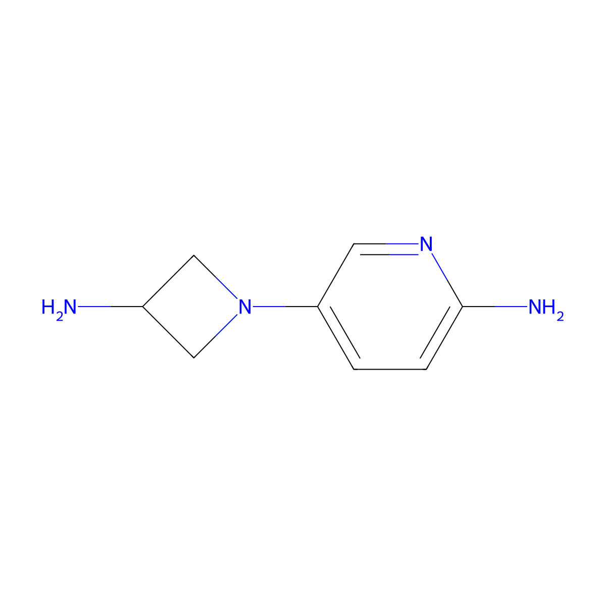 5-(3-Aminoazetidin-1-yl)pyridin-2-amine molecular structure, CAS 2920141-11-1