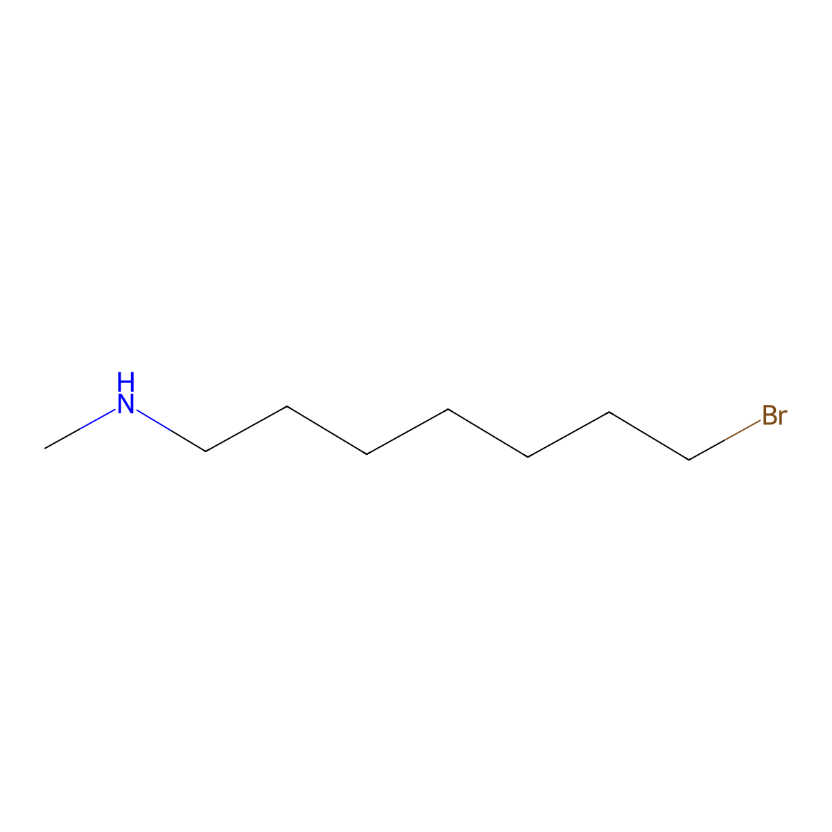 (7-Bromoheptyl)(methyl)amine molecular structure, CAS 2920141-34-8