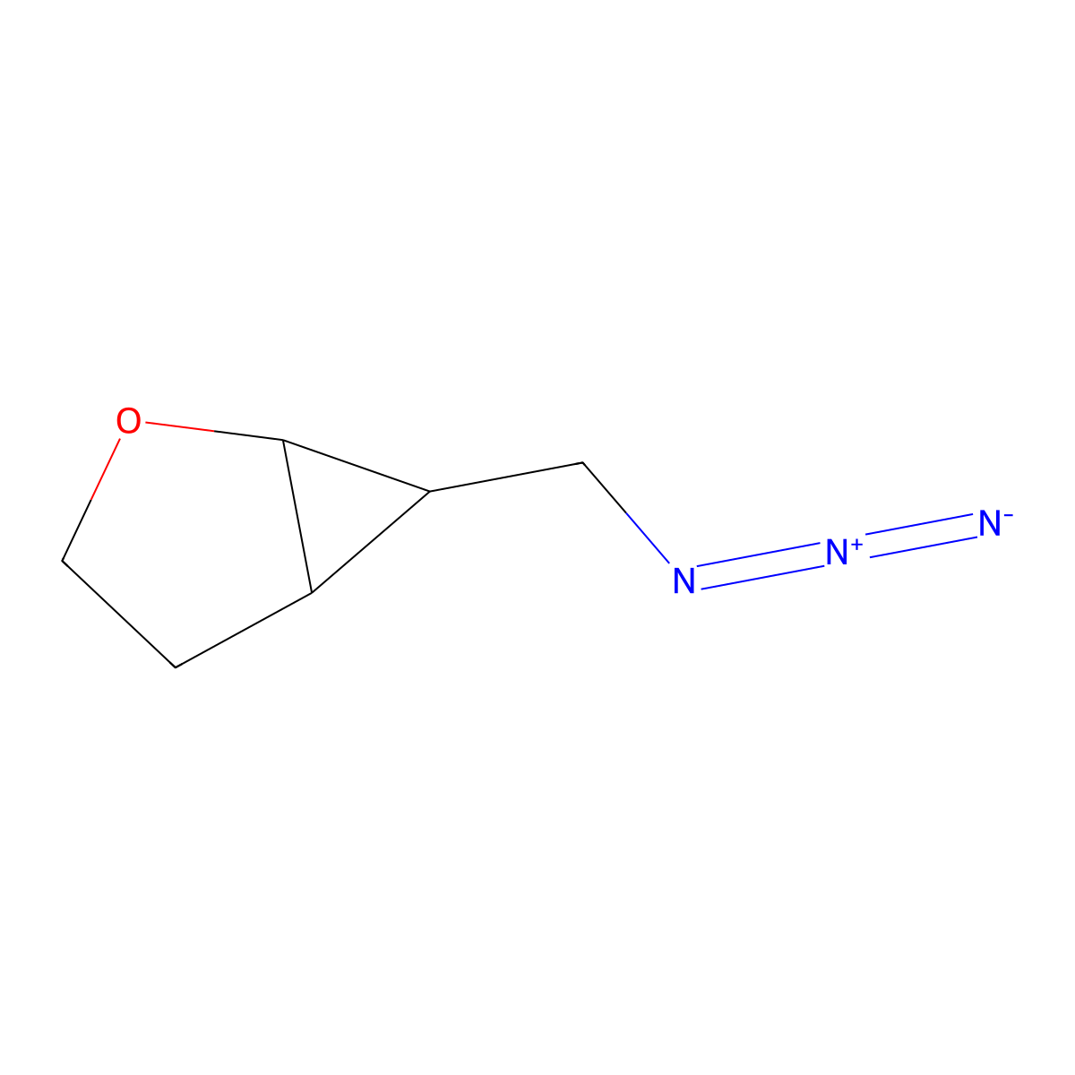 6-(Azidomethyl)-2-oxabicyclo[3.1.0]hexane molecular structure, CAS 2920143-42-4