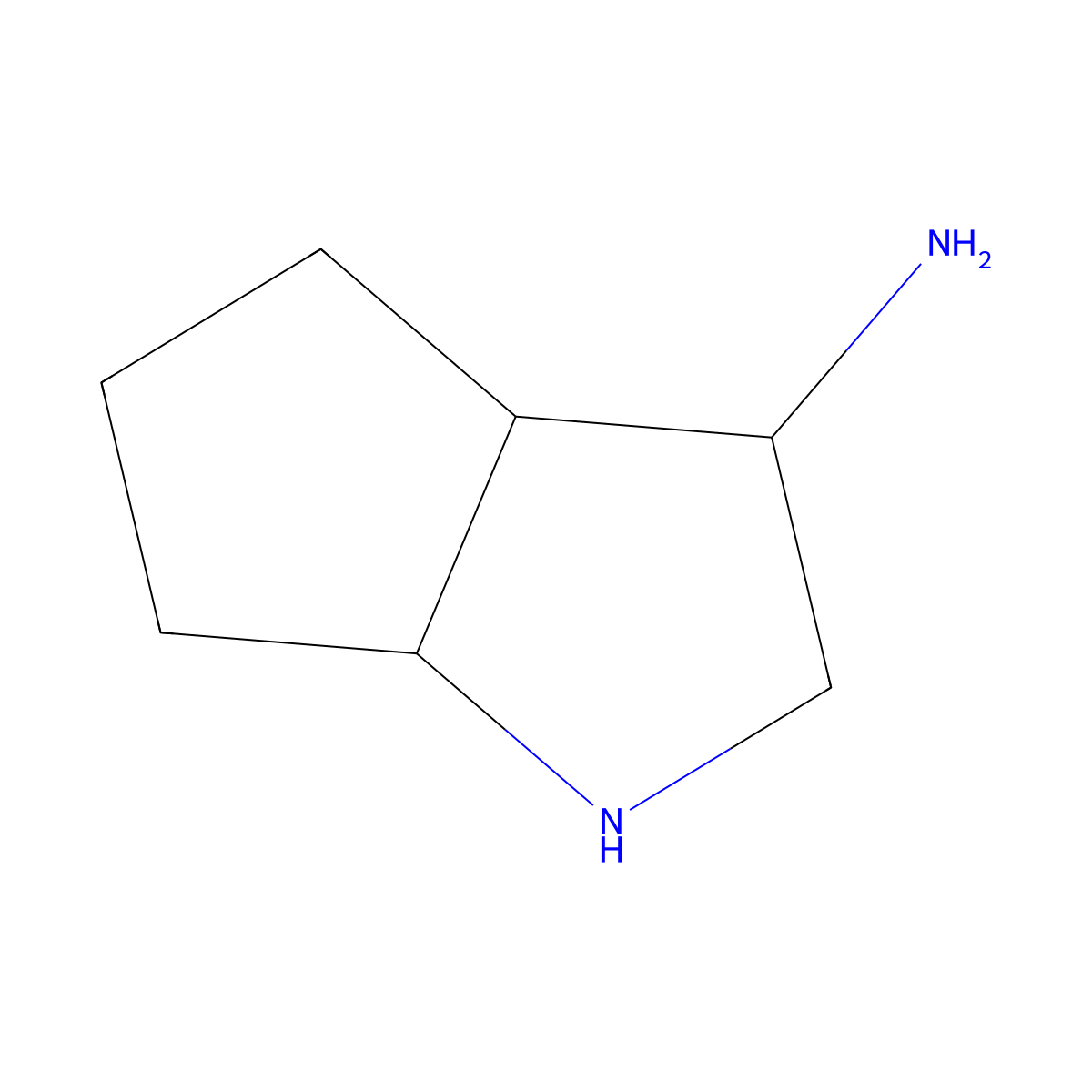 Octahydrocyclopenta[b]pyrrol-3-amine molecular structure, CAS 2920144-53-0