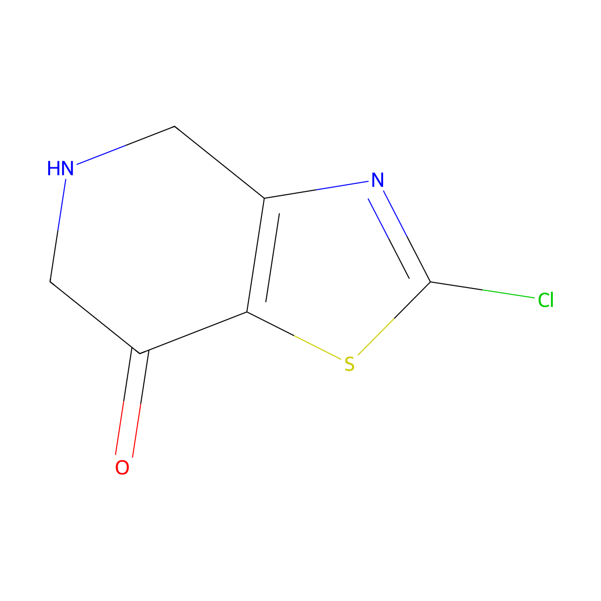 2-chloro-4H,5H,6H,7H-[1,3]thiazolo[4,5-c]pyridin-7-one molecular structure, CAS 2920145-23-7