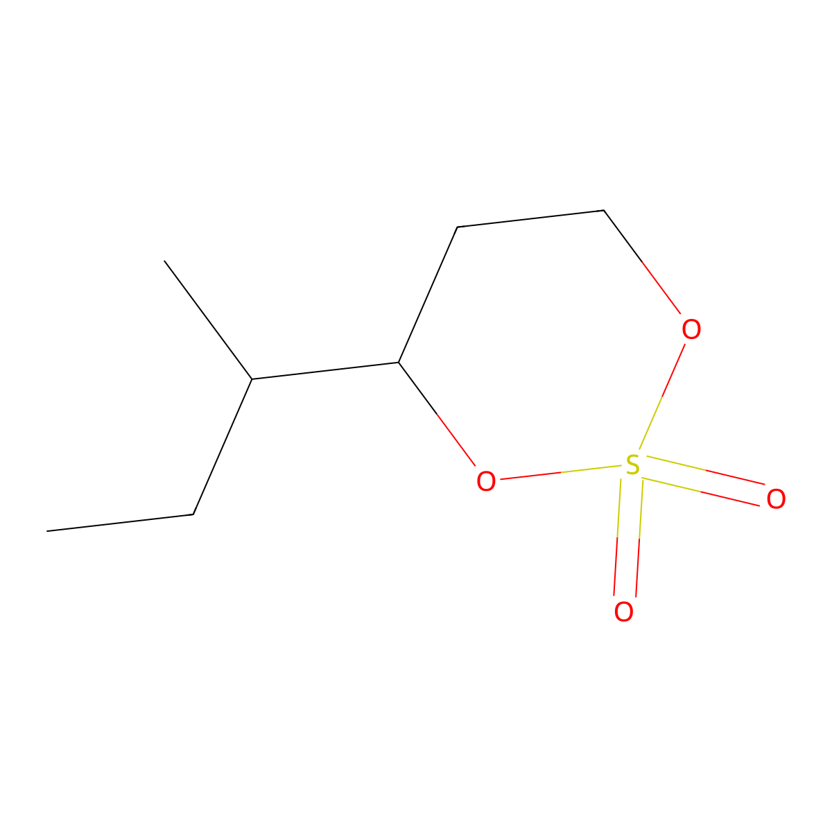 4-(Butan-2-yl)-1,3,2lambda6-dioxathiane-2,2-dione molecular structure, CAS 2920146-64-9