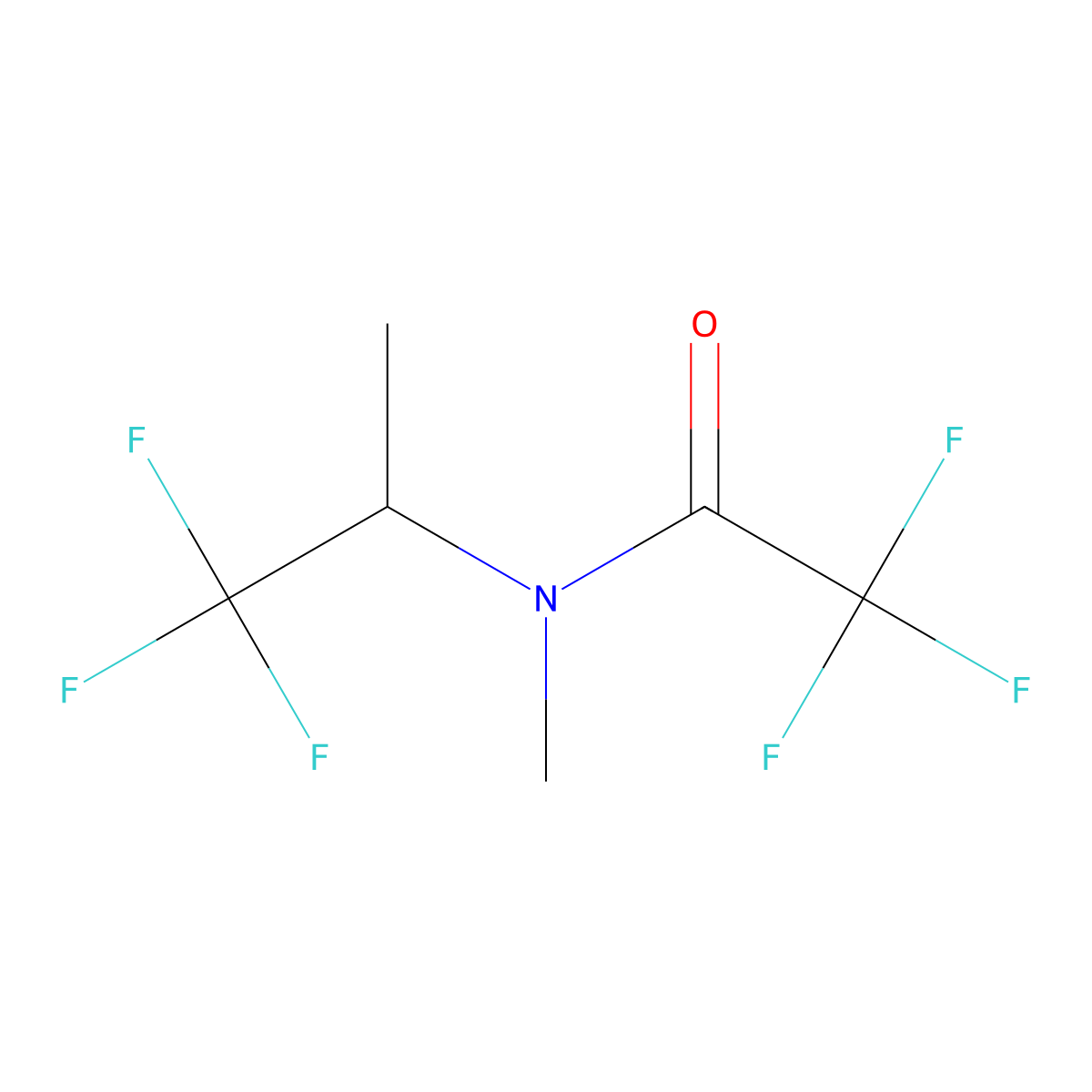 2,2,2-trifluoro-N-methyl-N-(1,1,1-trifluoropropan-2-yl)acetamide molecular structure, CAS 2920146-92-3