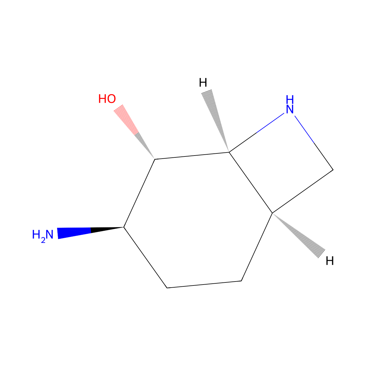 (1RS,4RS&,5SR&,6SR)-4-amino-7-azabicyclo[4.2.0]octan-5-ol molecular structure, CAS 2920146-97-8