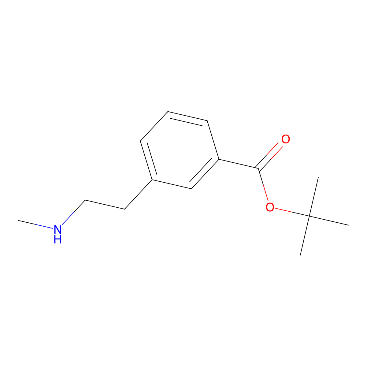 Tert-butyl 3-[2-(methylamino)ethyl]benzoate molecular structure, CAS 2920147-07-3