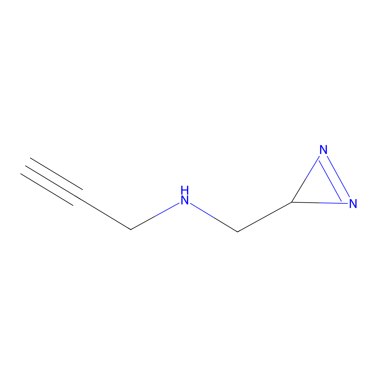 [(3H-diazirin-3-yl)methyl](prop-2-yn-1-yl)amine molecular structure, CAS 2920148-65-6
