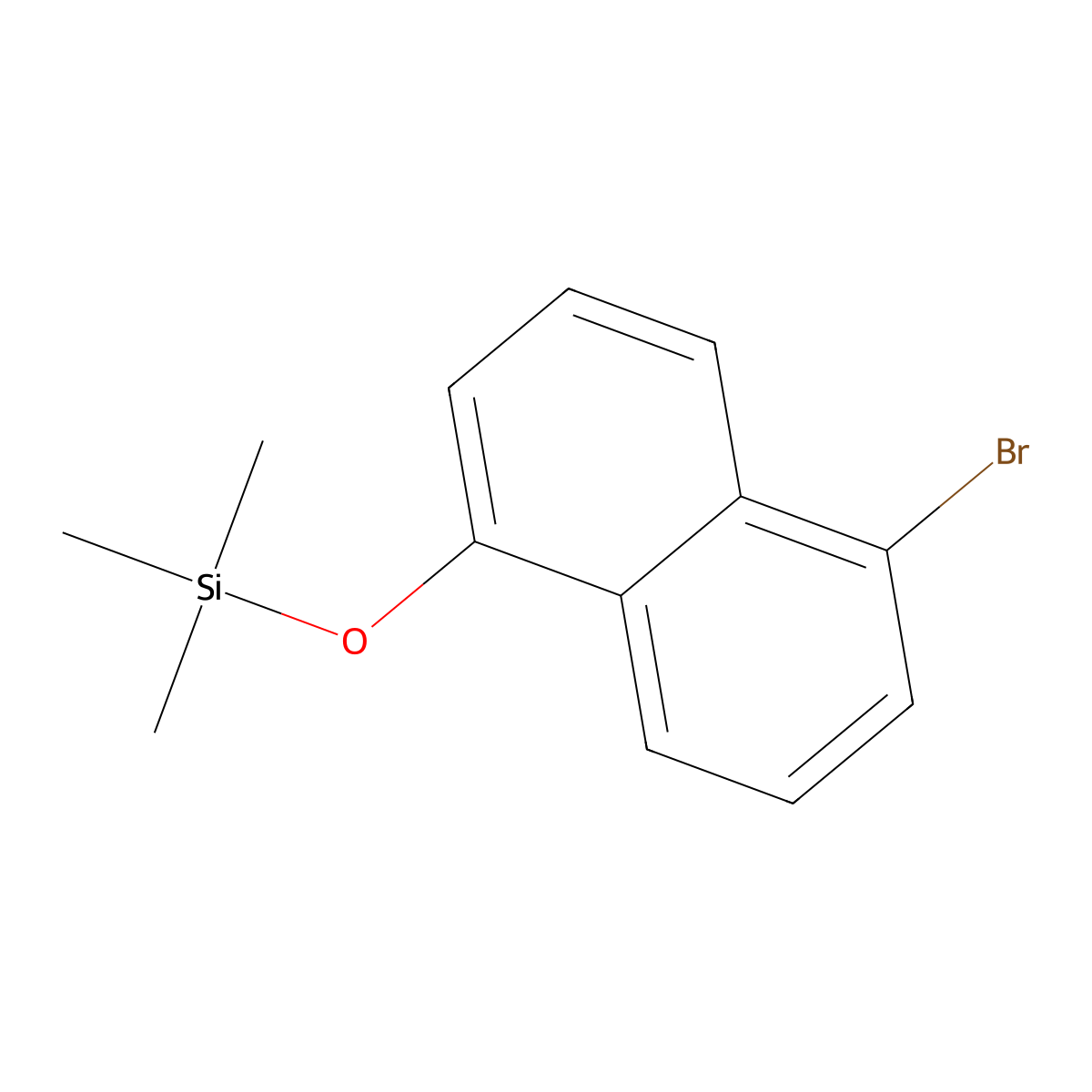 [(5-Bromonaphthalen-1-yl)oxy]trimethylsilane molecular structure, CAS 2920150-29-2
