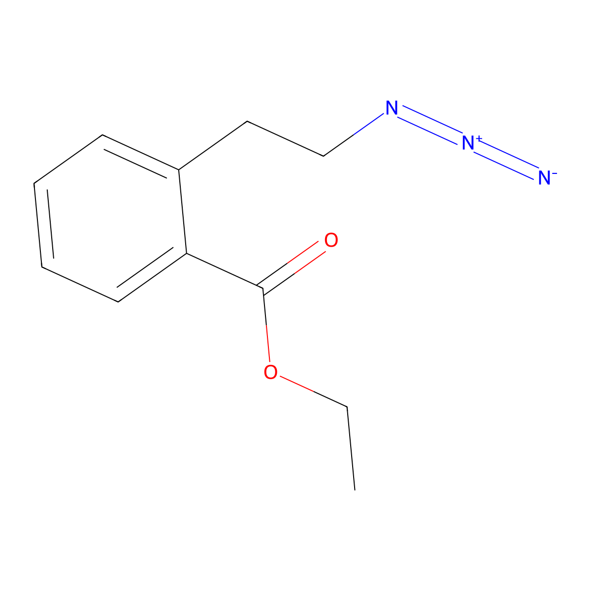 Ethyl2-(2-azidoethyl)benzoate molecular structure, CAS 2920150-78-1