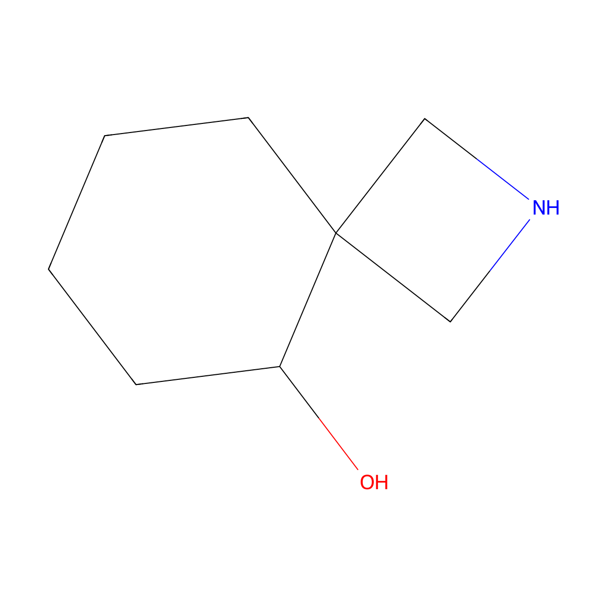 2-Azaspiro[3.5]nonan-5-ol molecular structure, CAS 2920150-96-3