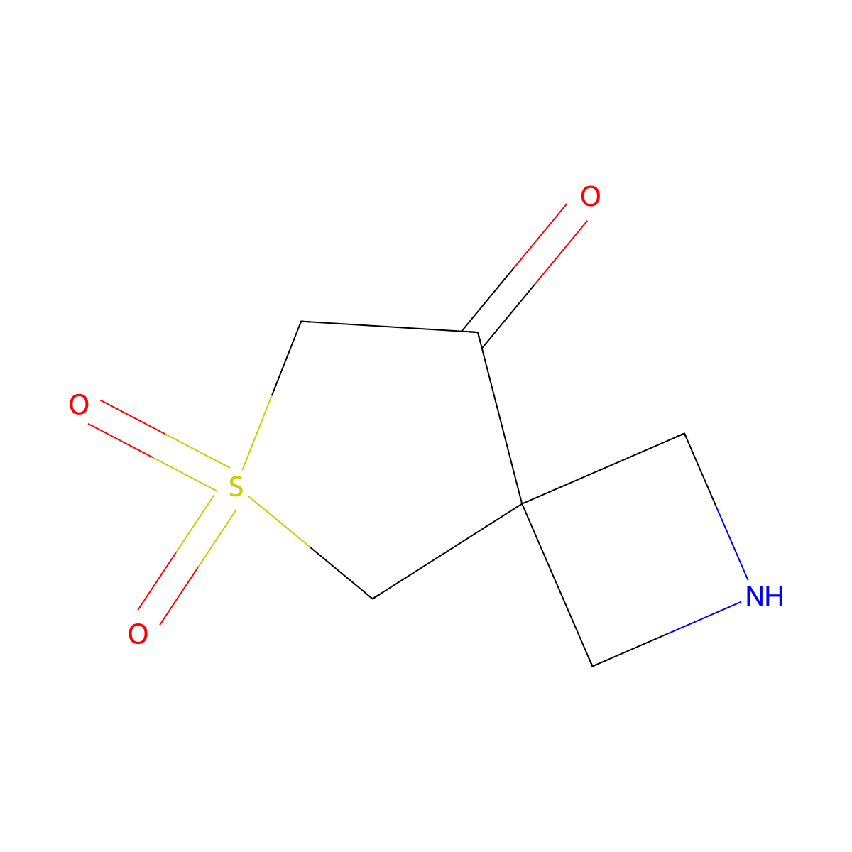 6lambda6-Thia-2-azaspiro[3.4]octane-6,6,8-trione molecular structure, CAS 2920153-06-4