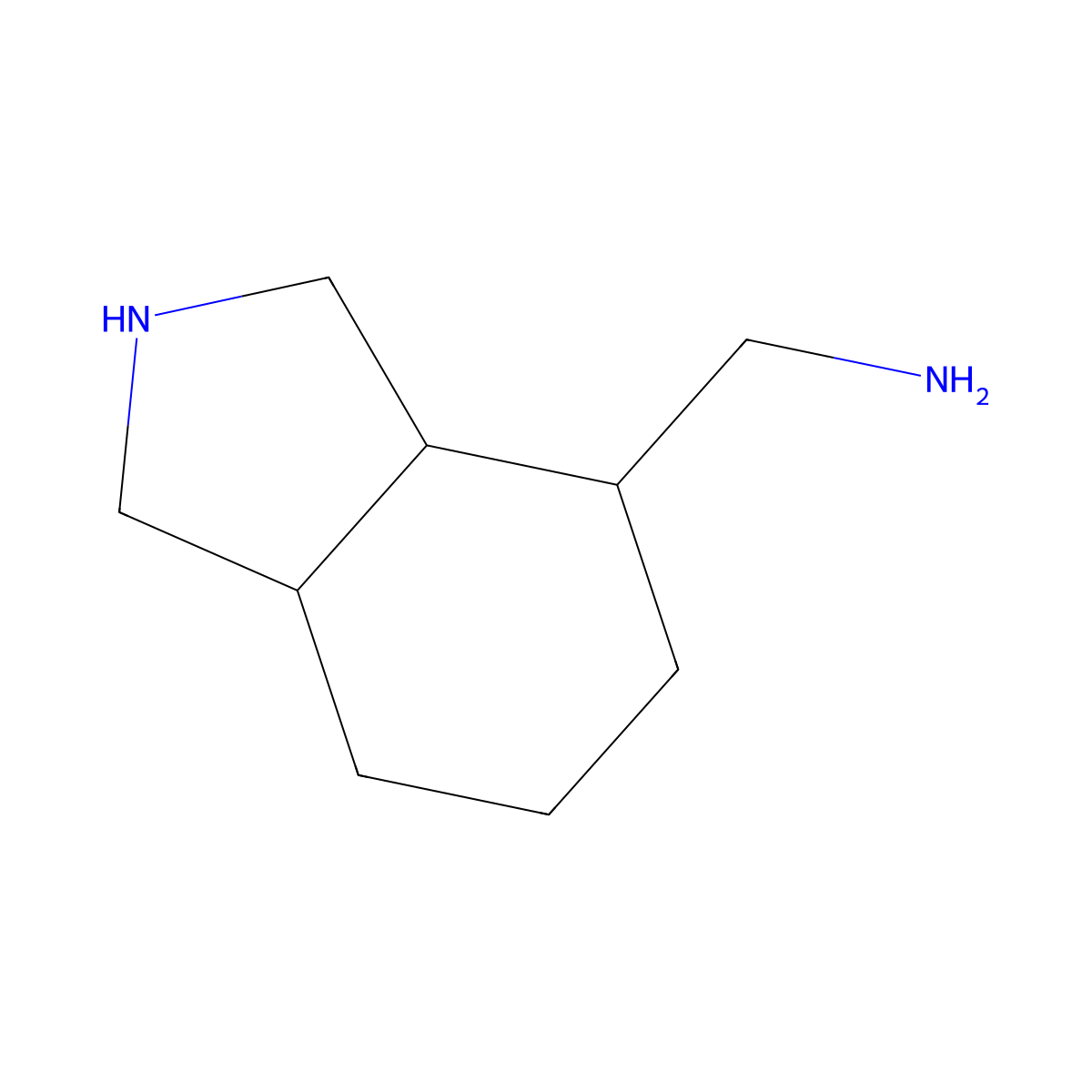 1-(octahydro-1H-isoindol-4-yl)methanamine molecular structure, CAS 2920153-50-8