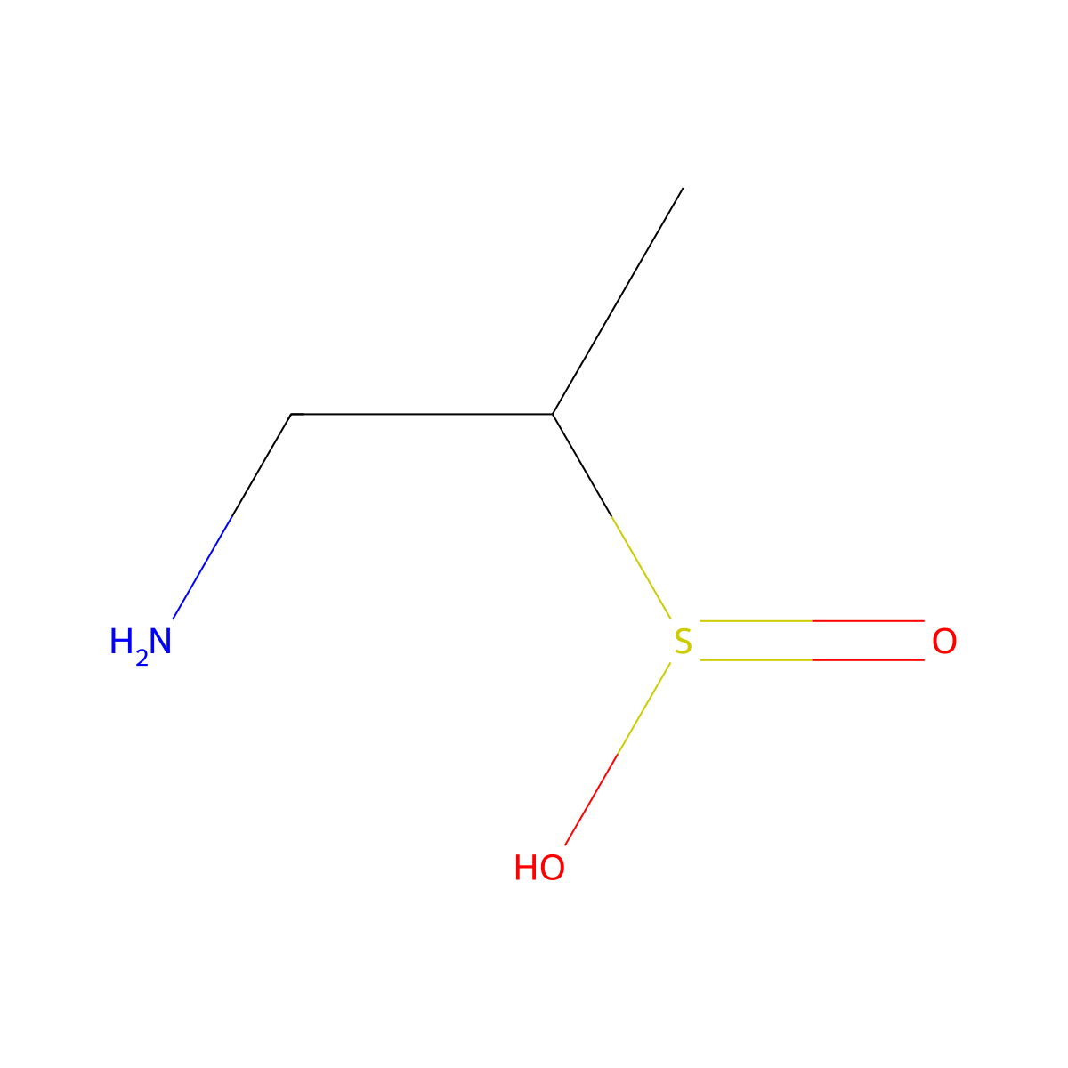 1-Aminopropane-2-sulfinic acid molecular structure, CAS 2920154-84-1