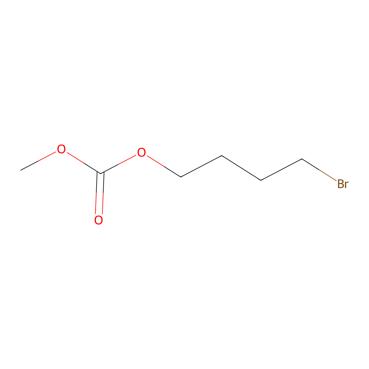 4-Bromobutyl methyl carbonate molecular structure, CAS 2920155-26-4