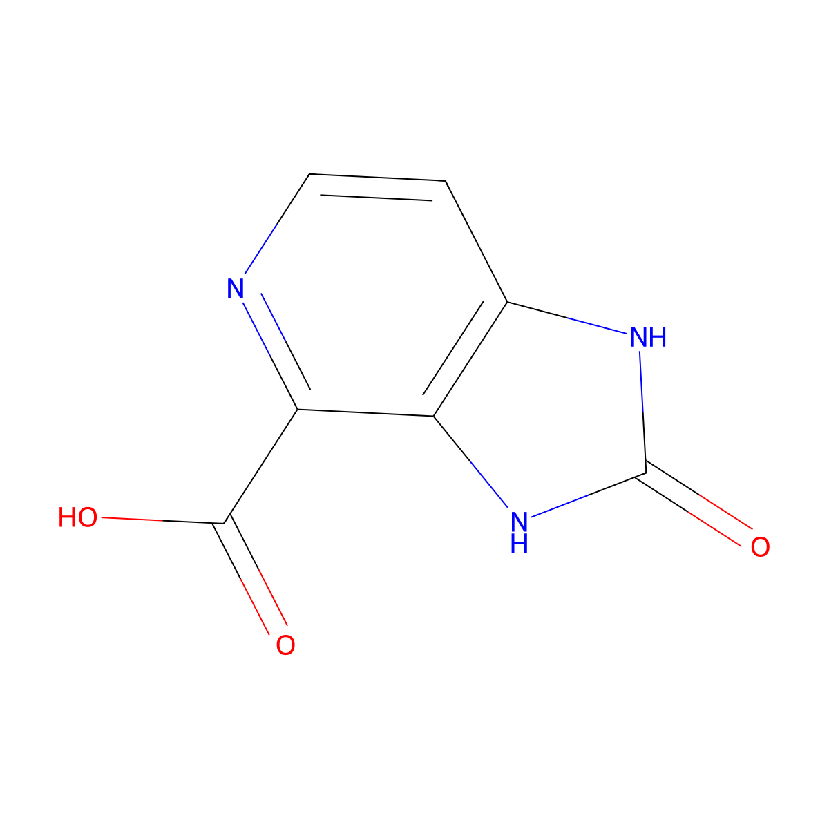 2-oxo-1H,2H,3H-imidazo[4,5-c]pyridine-4-carboxylic acid molecular structure, CAS 2920158-49-0