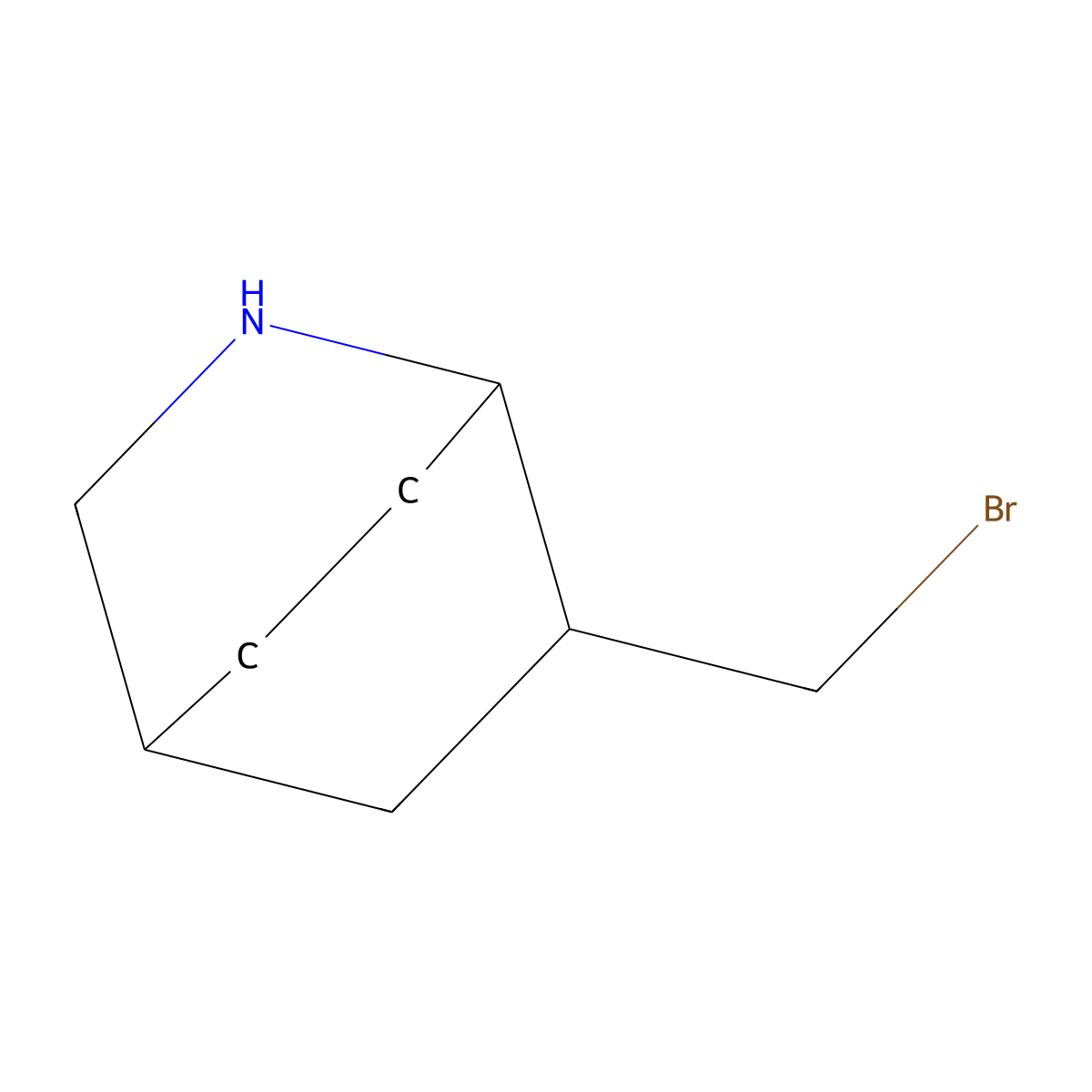 6-(Bromomethyl)-2-azabicyclo[2.2.2]octane molecular structure, CAS 2920160-61-6