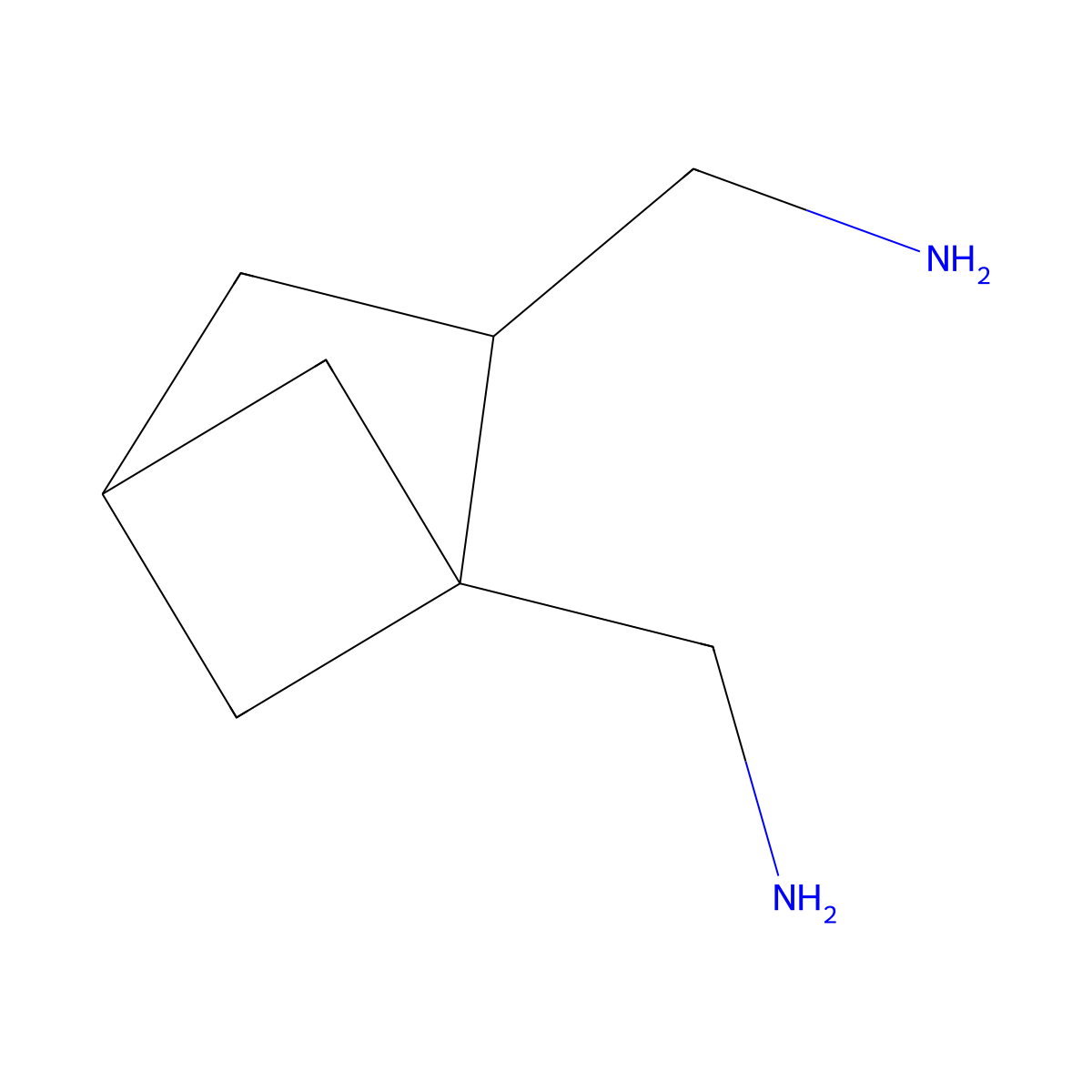 1-[2-(Aminomethyl)bicyclo[2.1.1]hexan-1-yl]methanamine molecular structure, CAS 2920160-62-7