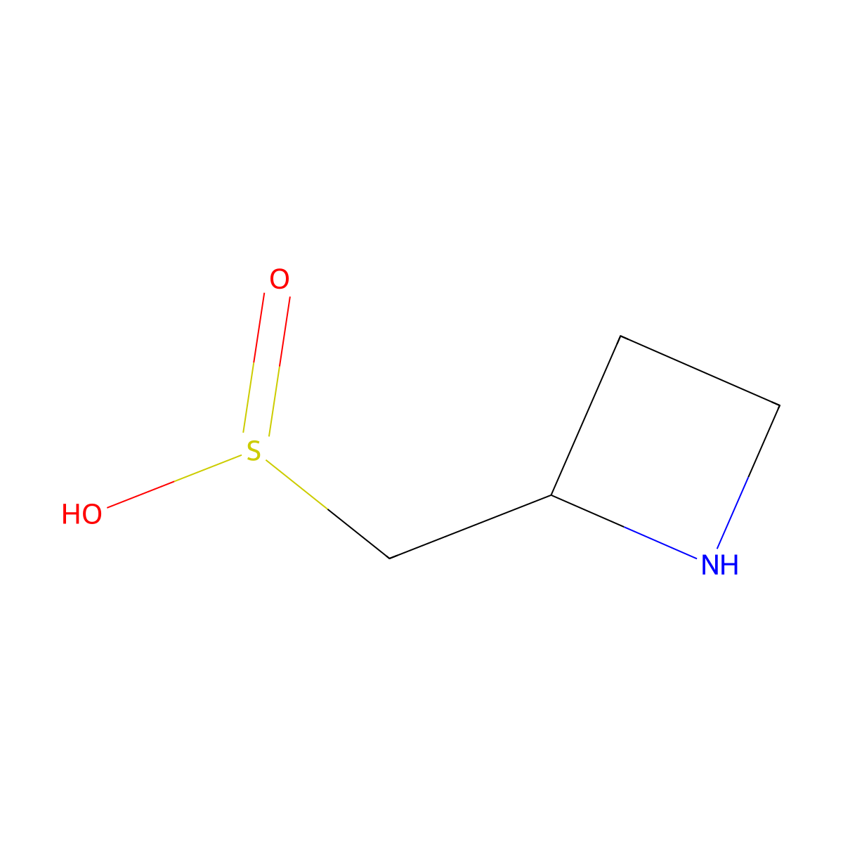 (Azetidin-2-yl)methanesulfinic acid molecular structure, CAS 2920162-21-4