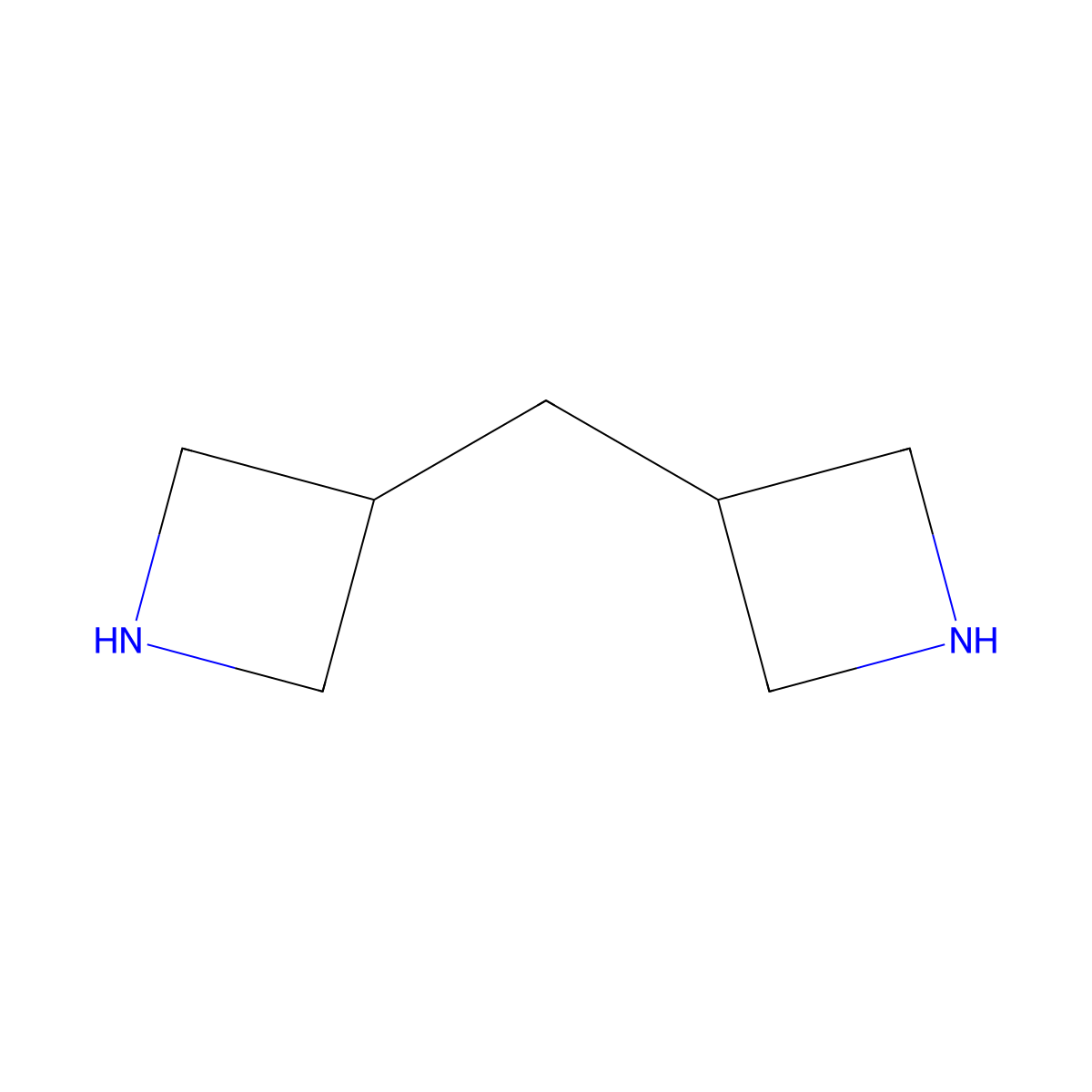3-[(Azetidin-3-yl)methyl]azetidine molecular structure, CAS 2920162-74-7