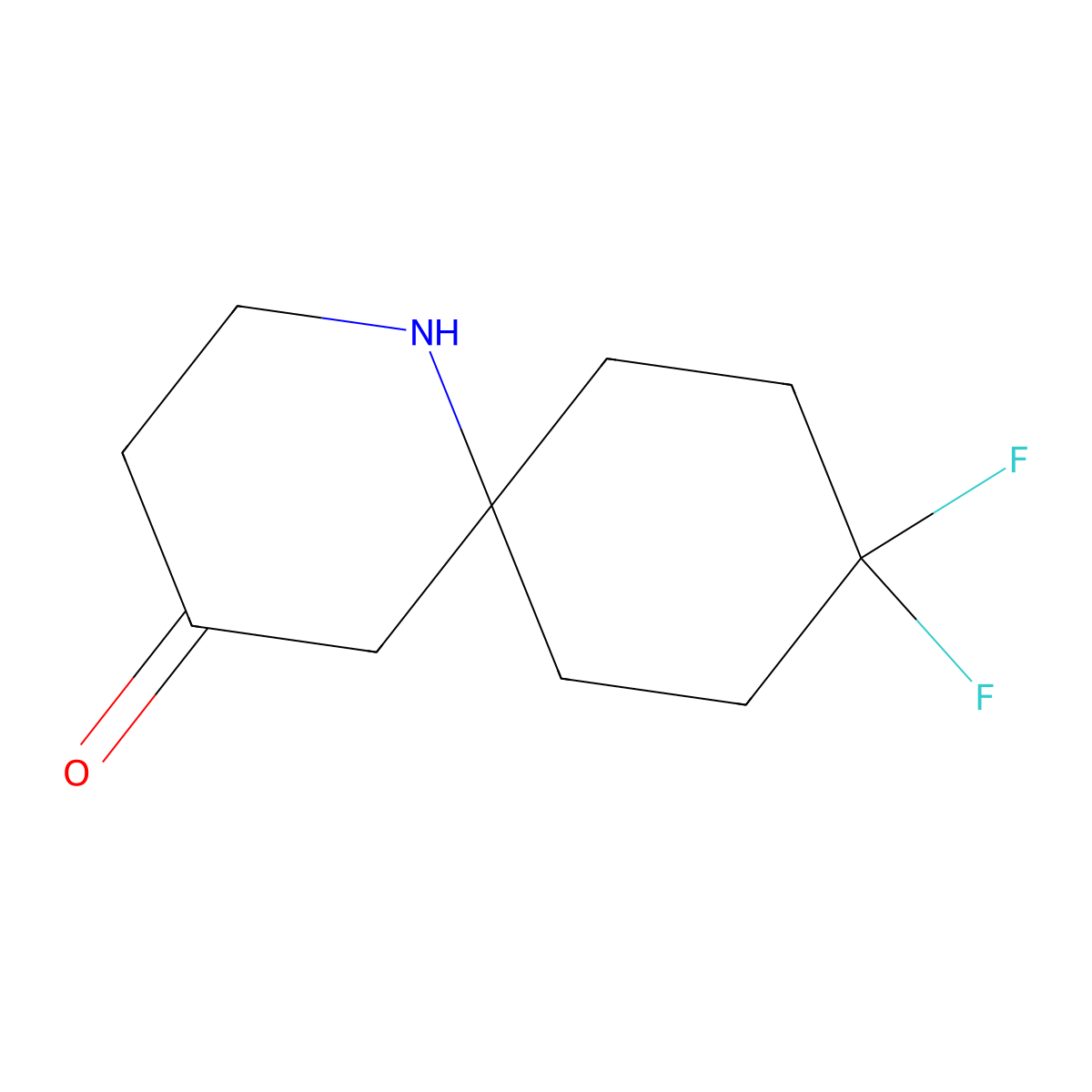 9,9-Difluoro-1-azaspiro[5.5]undecan-4-one molecular structure, CAS 2920163-12-6