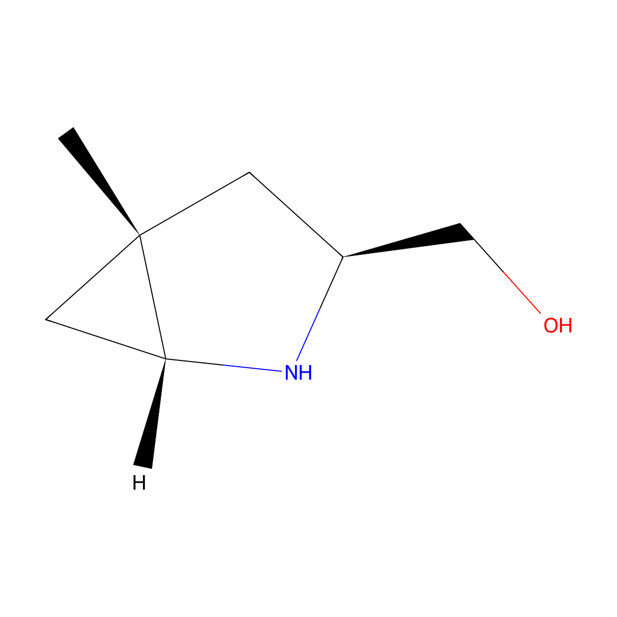 [(1R,3S,5R)-5-methyl-2-azabicyclo[3.1.0]hexan-3-yl]methanol molecular structure, CAS 2920198-36-1