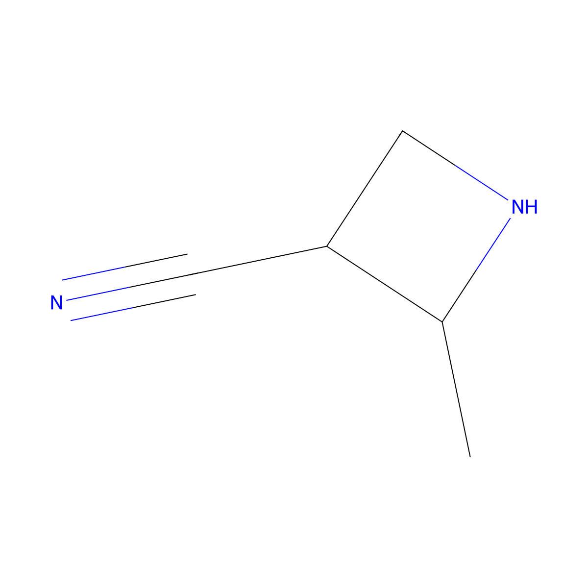 (2R,3R)-2-methylazetidine-3-carbonitrile molecular structure, CAS 2920232-93-3
