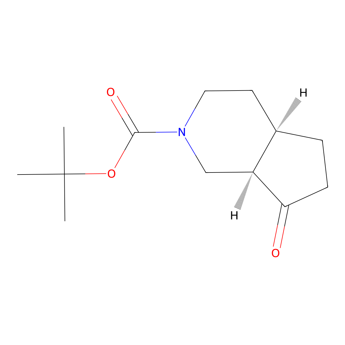 Tert-butyl (4AR,7AR)-7-oxo-3,4,4A,5,6,7A-hexahydro-1H-cyclopenta[C]pyridine-2-carboxylate molecular structure, CAS 2920238-72-6