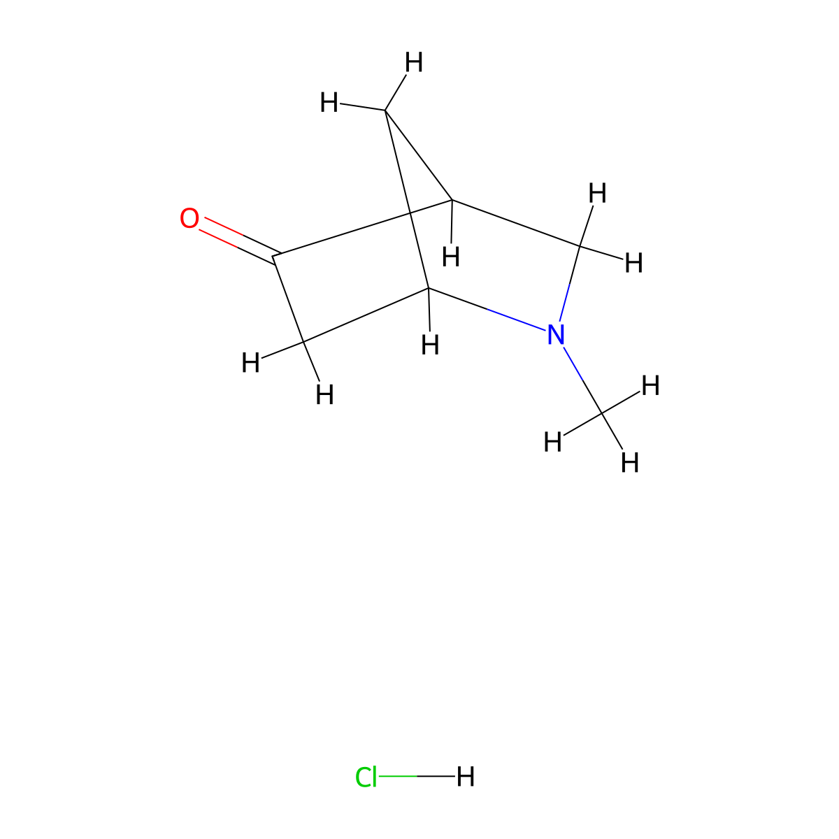 2-Methyl-2-azabicyclo[2.2.1]heptan-5-one hydrochloride molecular structure, CAS 2920402-48-6