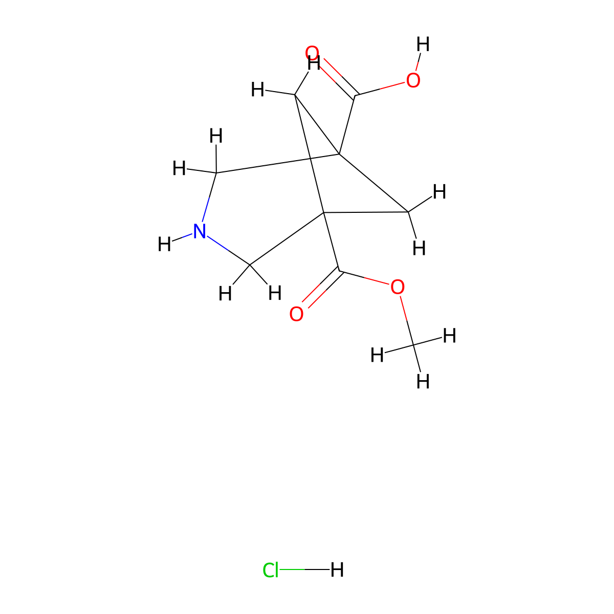 5-Methoxycarbonyl-3-azabicyclo[3.1.1]heptane-1-carboxylic acid;hydrochloride molecular structure, CAS 2920424-44-6