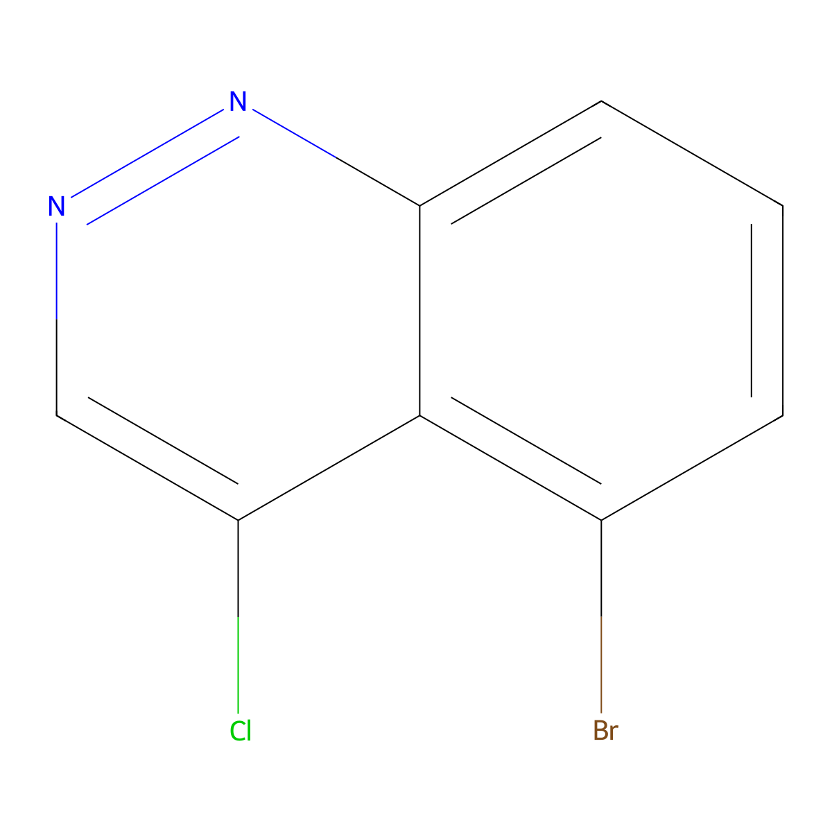 5-Bromo-4-chlorocinnoline molecular structure, CAS 2920711-65-3