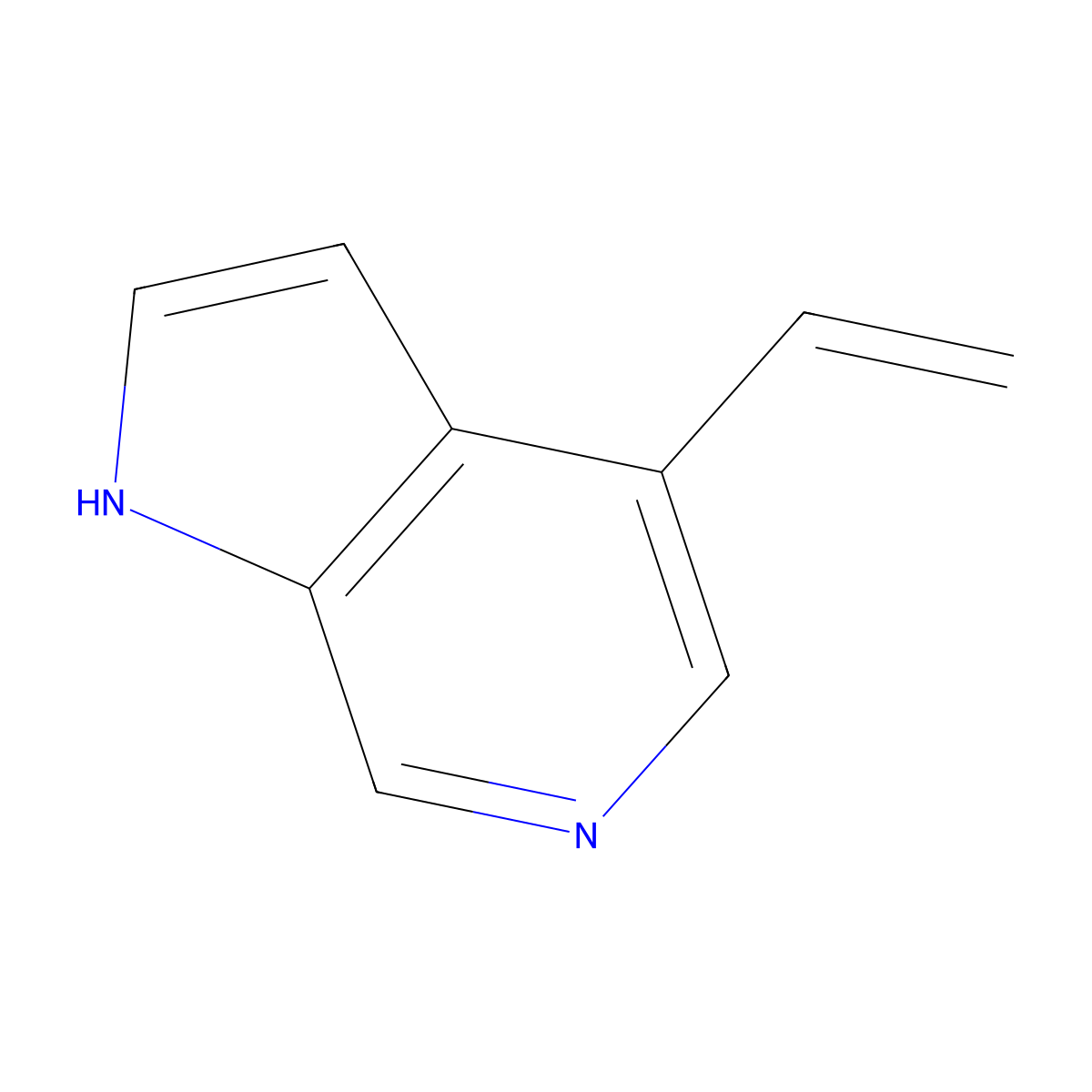 4-vinyl-1H-pyrrolo[2,3-c]pyridine molecular structure, CAS 2920715-08-6