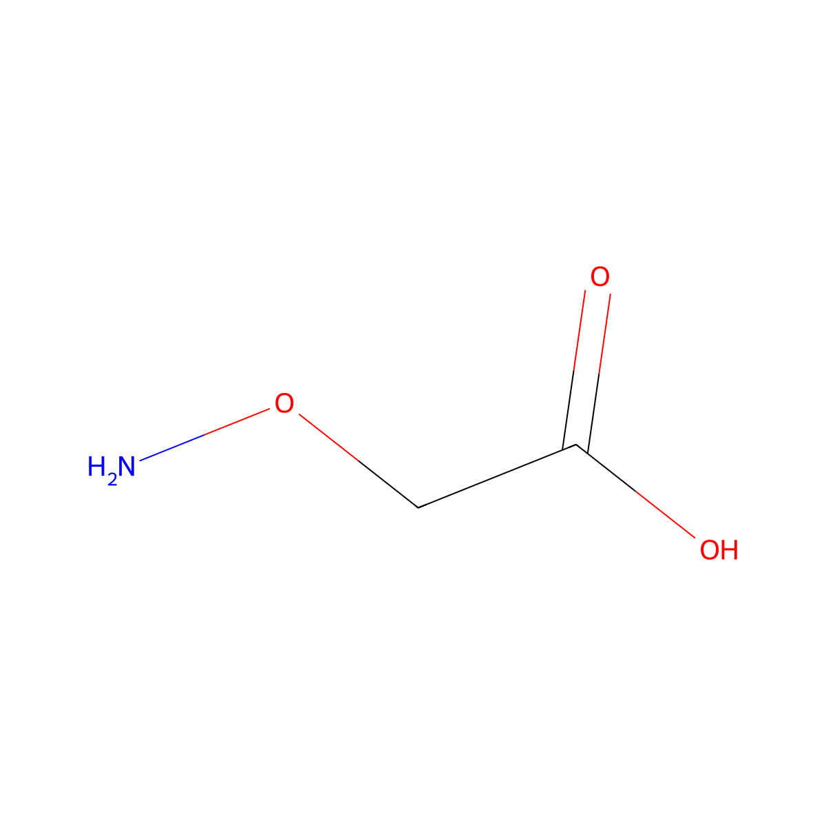 (Aminooxy)acetic acid molecular structure, CAS 2921-14-4