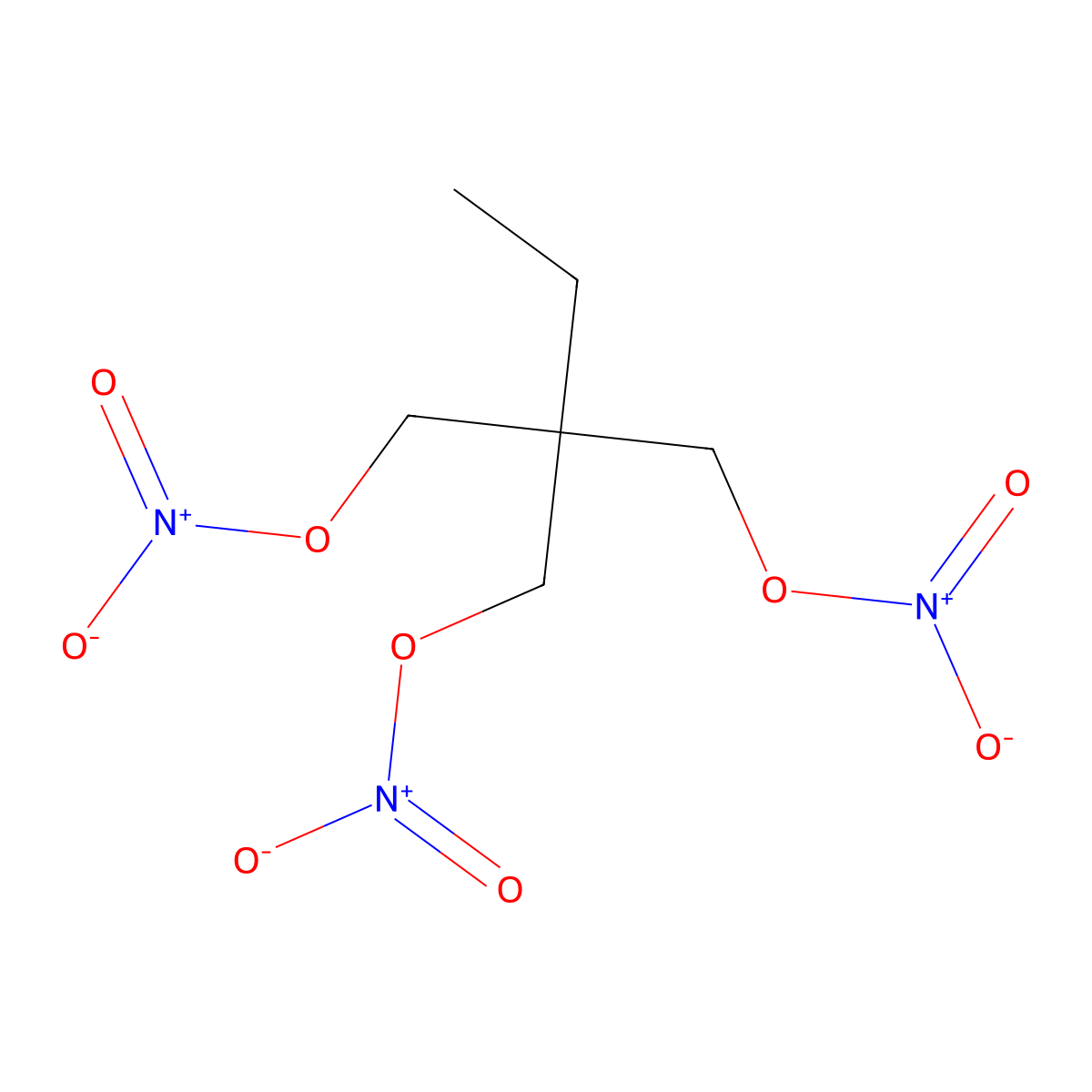Propatyl Nitrate molecular structure, CAS 2921-92-8