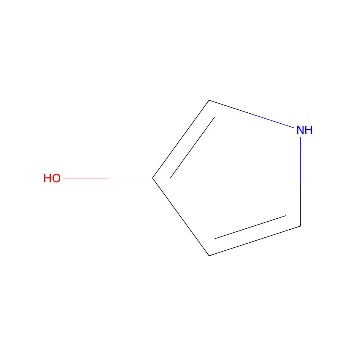 1H-Pyrrol-3-ol molecular structure, CAS 29212-57-5