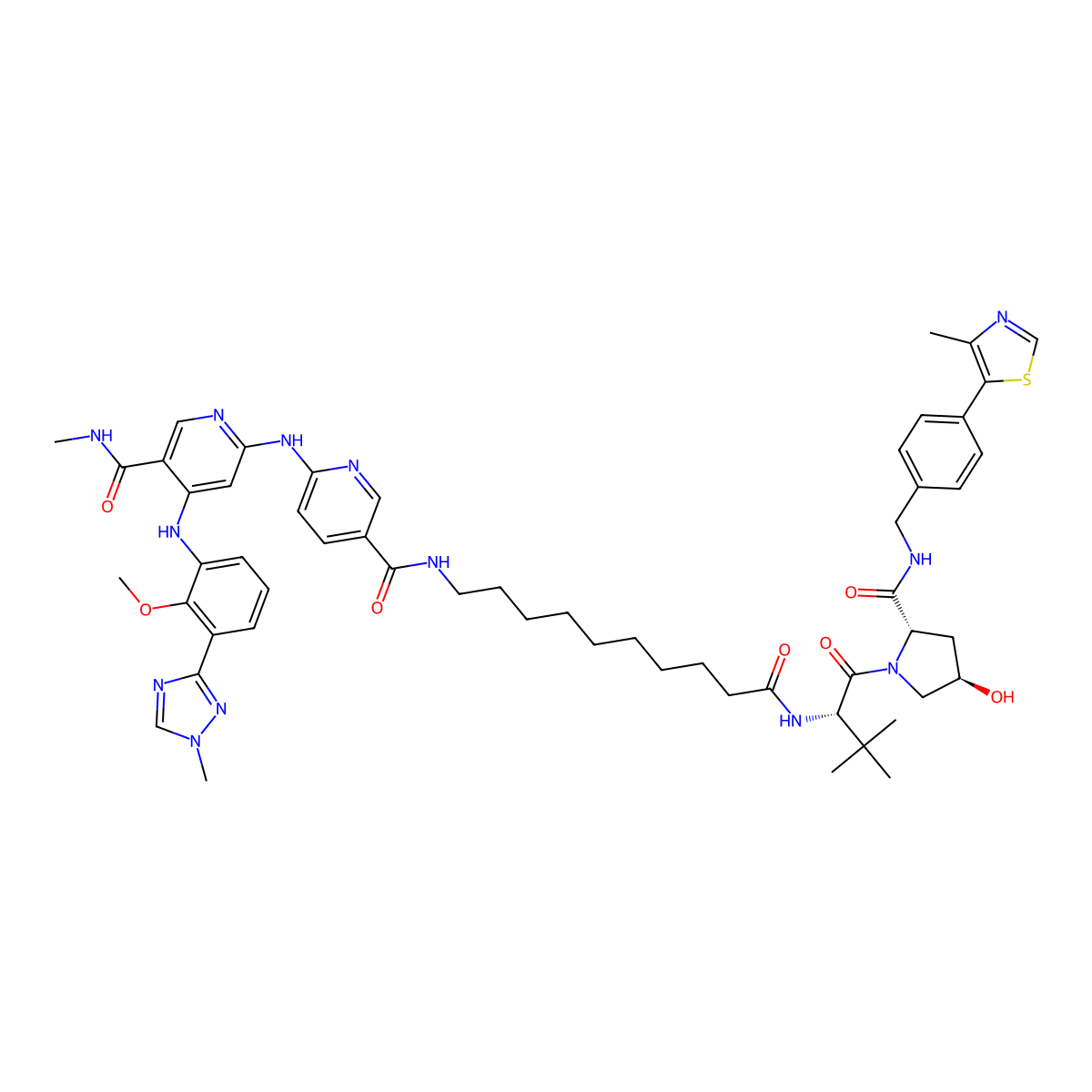 PROTAC TYK2 degradation agent1 molecular structure, CAS 2921556-14-9
