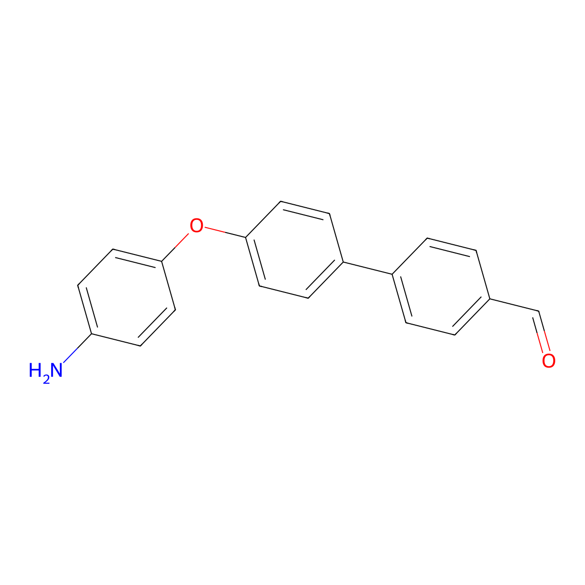 4'-(4-Aminophenoxy)-[1,1'-biphenyl]-4-carbaldehyde molecular structure, CAS 2921710-69-0