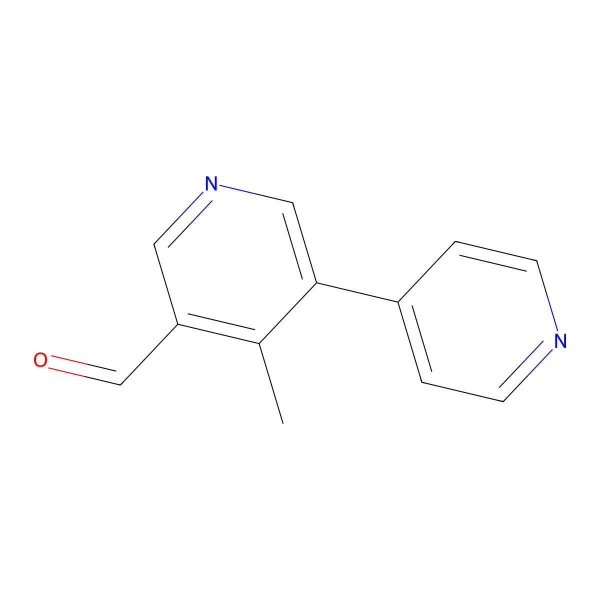 4-Methyl-[3,4'-bipyridine]-5-carbaldehyde molecular structure, CAS 2921714-84-1