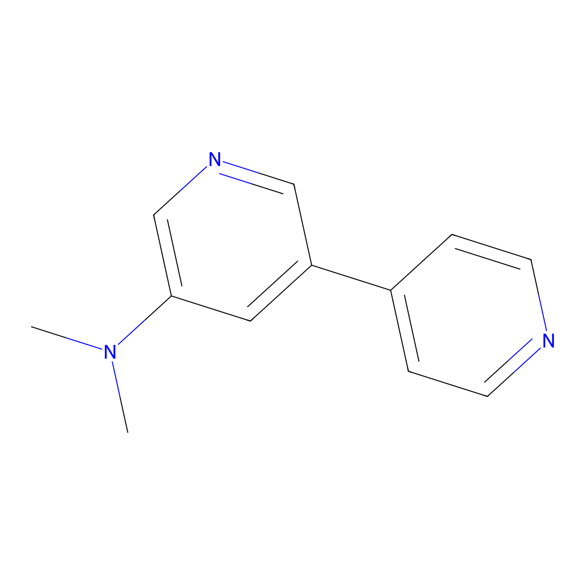 N,N-dimethyl-[3,4'-bipyridin]-5-amine molecular structure, CAS 2921716-17-6