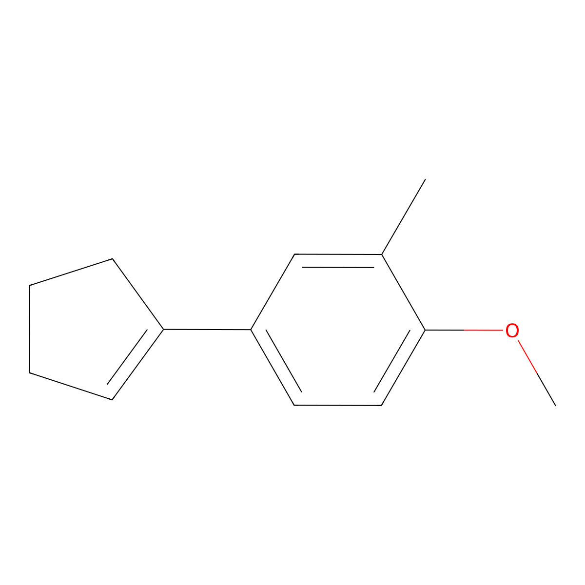 4-(Cyclopent-1-en-1-yl)-1-methoxy-2-methylbenzene molecular structure, CAS 2921720-25-2
