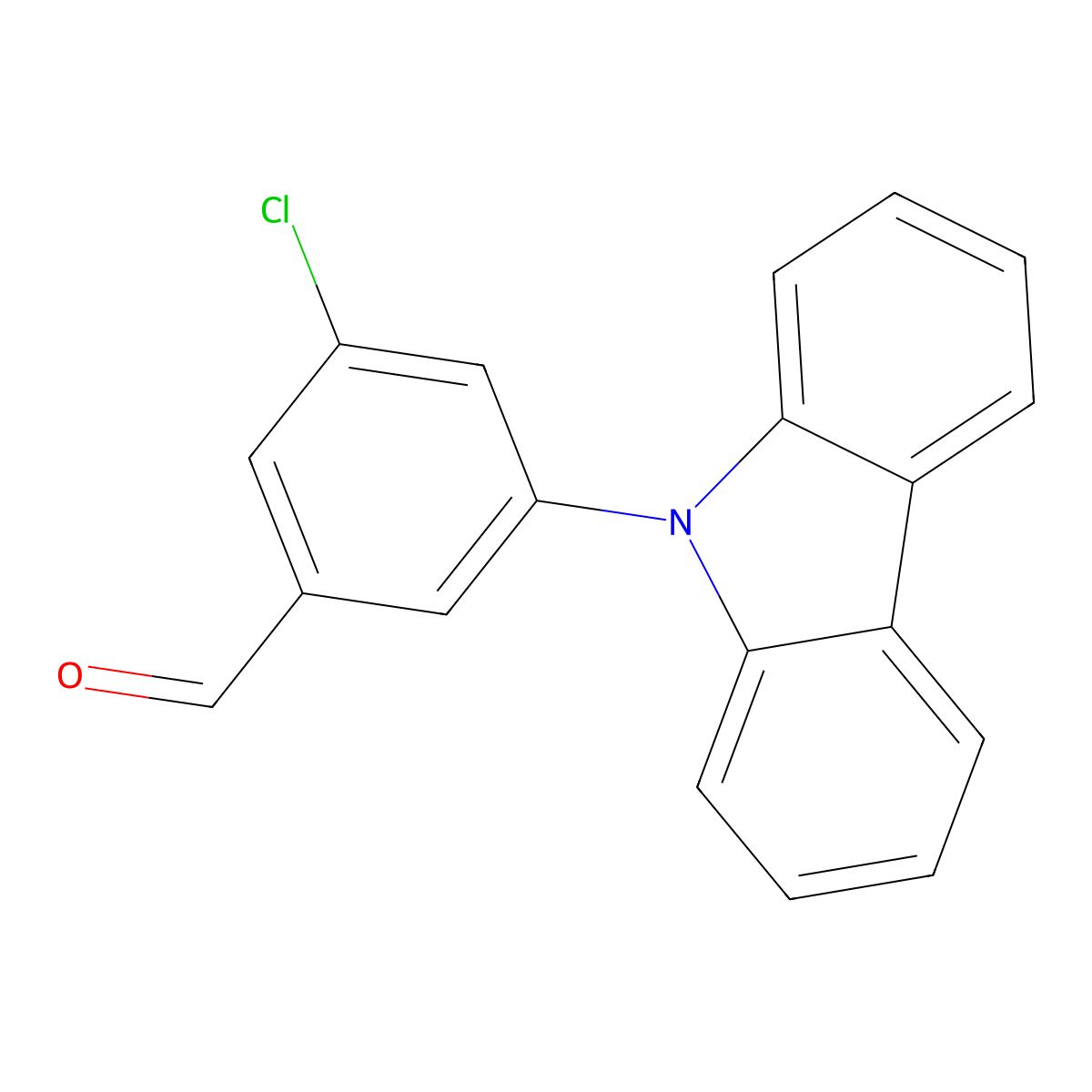 3-(9H-CarbaZol-9-yl)-5-chlorobenZaldehyde molecular structure, CAS 2921724-62-9