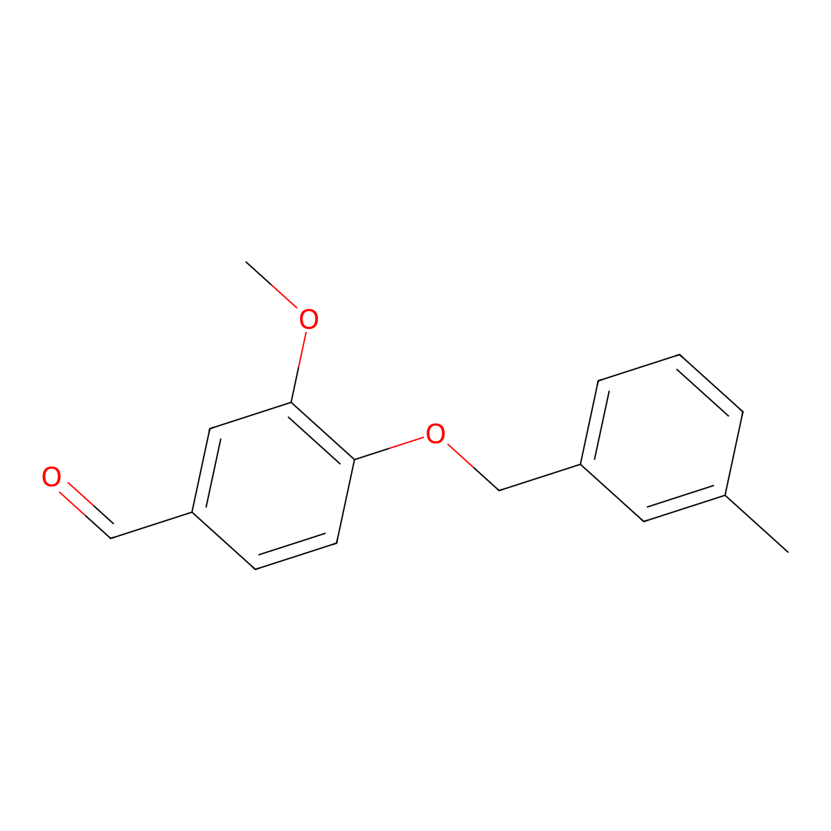 3-Methoxy-4-[(3-methylbenzyl)oxy]benzaldehyde molecular structure, CAS 292173-01-4