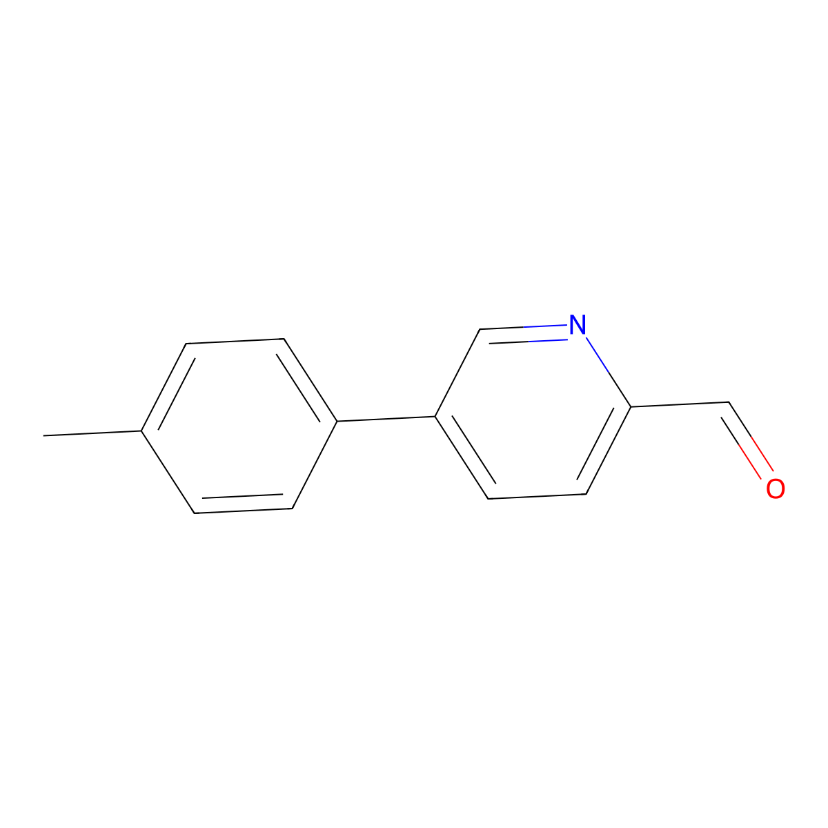 5-(p-Tolyl)picolinaldehyde molecular structure, CAS 2921745-91-5